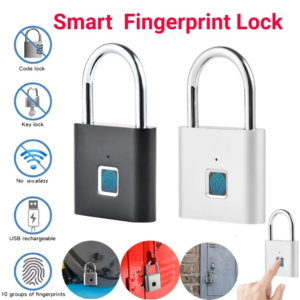 Smart Fingerprint Padlock Waterproof Biometric Fingerprint Keyless Door Lock USB Rechargeable Security Padlock for House Unlock - Image 7