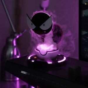 Smoking Night Light For Gengar Cute Anime Gaming Room Smoke Light Bedroom LED PC Table Decoration Christmas Children's Toy Gift - Image 4