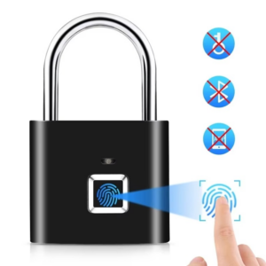 Smart Fingerprint Padlock Waterproof Biometric Fingerprint Keyless Door Lock USB Rechargeable Security Padlock for House Unlock - Image 4