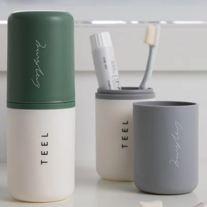 1pc Portable Toothbrush Holder Box Bathroom Accessories Toothpaste Box Outdoor Travel Camping Toothbrush Storage Organizer Case - Image 4
