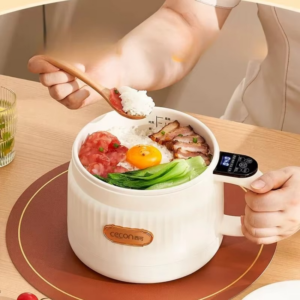 MultiFunction Electric Cooking Pot, Compact Steamer and Ramen Cooker for Dorm Use, Quick Heat Pot, Efficient Cookware - Image 4