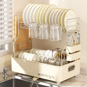 Kitchen Drain Rack Sink Drain Shelf Household Tableware Rack Storage Box Tableware Storage Rack - Image 6