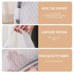 Upgraded Laundry Hand Bags Reusable Washing Machine Clothing Care Wash Bag Mesh Net Bra Socks Lingerie Underwear Laundry Storage - Image 6