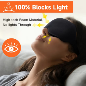 3D Sleeping Mask 100% Blockout Light Sleep Mask for Eye Soft Eye Mask for Travel Eyeshade Night Breathable Blindfold Slaapmasker - Image 6