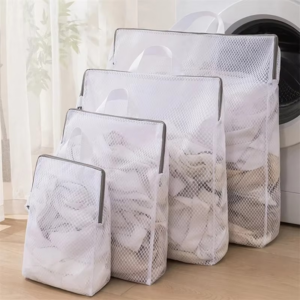 Upgraded Laundry Hand Bags Reusable Washing Machine Clothing Care Wash Bag Mesh Net Bra Socks Lingerie Underwear Laundry Storage - Image 7