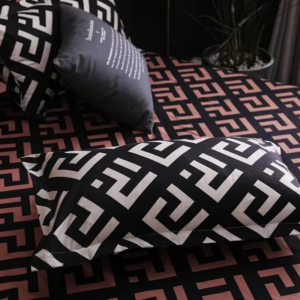 Luxury Black Bedding Comforter Set with Pillow Case SIngle Full Size Bed Linen Duvet Cover Set Queen/King Double Single Bed - Image 4