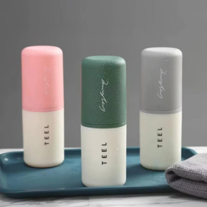 1pc Portable Toothbrush Holder Box Bathroom Accessories Toothpaste Box Outdoor Travel Camping Toothbrush Storage Organizer Case - Image 5
