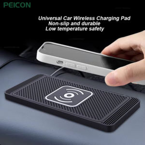 Car Wireless Charger for Iphone 16 15 15 Pro Max 14 13 12 X Samsung S24 S23 Wireless Car Charger Silicone Pad Stand Fast Charger - Image 7