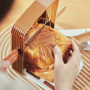 Toast Bread Slicer Stand, Foldable Plastic Cutting Tool, Sandwich Cutter Mold, Loaf Cutter Rack, Baking Tool, Kitchen Gadgets - Image 4