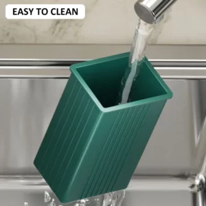 Cutter and Cutlery Drying Rack Space Saving Utensil Holder with Removable Water Catch Tray Kitchen Cutter Organizer and Drainer - Image 2