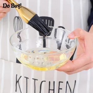 1 Pcs Oil Brushes Stainless Steel Silicone Kitchen BBQ Grilling Baking Cooking Brushes Barbecue Cooking Tools - Image 2