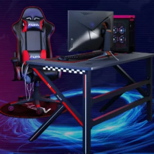Gaming Chair Table Desktop Computer Silla Gamer Desk Cross Border Esports Cadeira Gamer Full Set Of Competitive Laptop Stand - Image 2