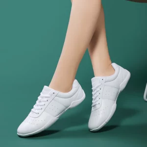 Kids' Sneakers Children's Competitive Aerobics Shoes Soft Bottom Fitness Sports Shoes Jazz Modern Square Girls Boys Dance Shoes - Image 5