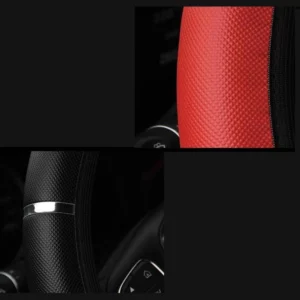 Anti Slip Auto Decoration PU Leather Steering Covers Car-styling Universal Car Steering Wheel Cover 37-38cm Diameter - Image 6