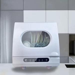Fully Automatic Dishwasher Household Desktop Dish Disinfection Cabinet Dryer Cupboard Kitchen Tableware Storage Dryer - Image 2