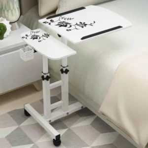 Foldable Computer Table Portable Standing Desk Bed Side Table Height Adjustable Laptop table Furniture with pen holder - Image 4