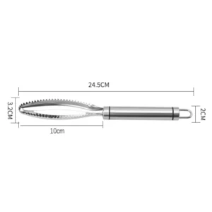 Fish Scales Scraping Graters Stainles Fast cleaner Remove skin brush Cleaning Peeler Scraper bone scaler Tongs tweezers tool - Image 6