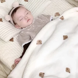 Soft Flannel Baby Blanket for Newborn Stroller Coral Fleece Warm Infant Babies Accessories Swaddle Wrap Blanket Bedding Cover - Image 3