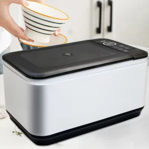 Kitchen Dishwasher Vegetable Washing Machine Small Fruit Disinfection Cabinet Mini Intelligent Embedded Mini Washing Machine - Image 2