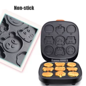 Mini Electric Walnut Cake Maker Automatic Nut Waffle Bread Machine Sandwich Iron Toaster Baking Breakfast Pan Oven EU plug - Image 5