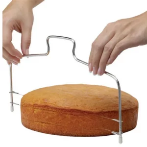 Double Line Adjustable Metal Cake Cutter Stainless Steel Cake Pastry Slicer Tools Decorating Mold Bakeware Kitchen Baking Tool - Image 2