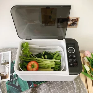 Kitchen Dishwasher Vegetable Washing Machine Small Fruit Disinfection Cabinet Mini Intelligent Embedded Mini Washing Machine - Image 4