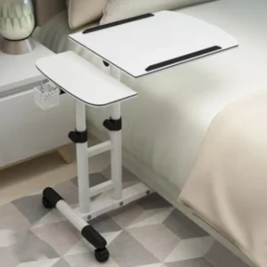 Foldable Computer Table Portable Standing Desk Bed Side Table Height Adjustable Laptop table Furniture with pen holder - Image 5
