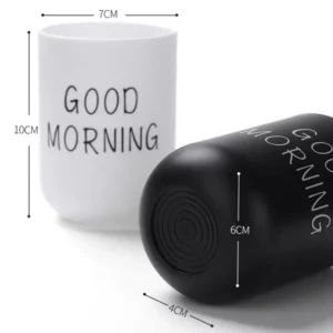 Portable Couple Toothbrush Washing Mouth Cups Plastic Home Hotel Tooth Brush Holder Bathroom Accessories Mouthwash Storage Cups - Image 6
