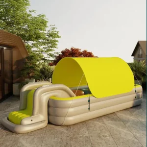 Toy Automatic Filling With Peng Children's Inflatable Swimming Pool Slide Large Awnings Naughty Fort Thickening 2023 New - Image 6