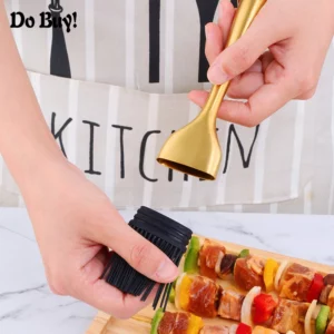 1 Pcs Oil Brushes Stainless Steel Silicone Kitchen BBQ Grilling Baking Cooking Brushes Barbecue Cooking Tools - Image 6