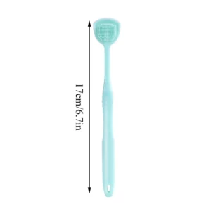 Silicone Tongue Scraper Professional Tongue Cleaner For Men Reusable Double Side Tongue Cleaning Brush Oral Hygiene Supplies - Image 6