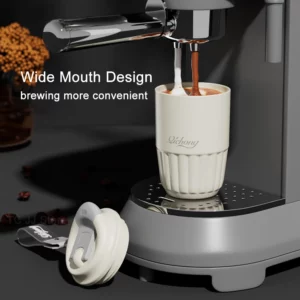 410ml Ceramic Liner Thermos Coffee Cup Double Wall Stainless Steel Vacuum Insulated Thermos For Coffee Thermal Mug Tumbler Gift - Image 2