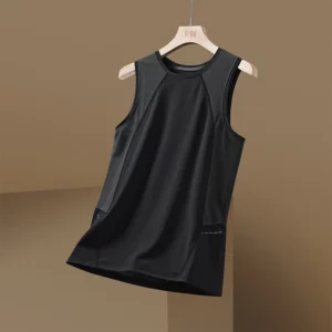 Short Sleeve Vest Men's For 2024 Summer Patchwork Black Red Tshirt GYM Tank Top Tees Fashion Clothes OverSize 3XL O NECK - Image 3