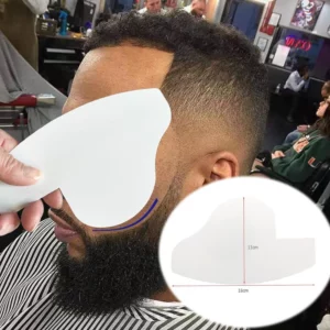 5 In 1 Men Beard Modeling Ruler Shaping Styling Template Comb Rotatable Men'S Beauty Tool For Hair Trimming Moustache Barber - Image 4