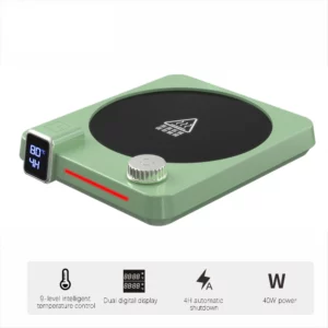 110V/220V Coffee Cup Heater Electric Mug Heater Constant Temperature 9 Gear Settings Keep Milk Tea Warm Heating Pad Coaster - Image 6