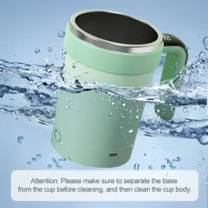 Automatic Stirring Cup Rechargeable Magnetic Mixer Electric Stirring Mugs Stainless Steel Coffee Mug Rotating Magnetic Tumbler - Image 6