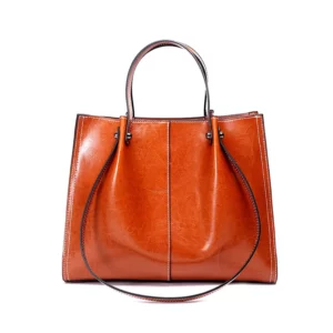 Luxury woman Shoulder bag soft leather large capacity square tote bag Vintage Fashionable cowhide Handbag Shopping underarm bags - Image 6