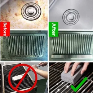 BBQ Grill Cleaning Brush Brick Block Barbecue Cleaning Stone Pumice Brick For Barbecue Rack Outdoor Kitchen BBQ Tools mangal - Image 5