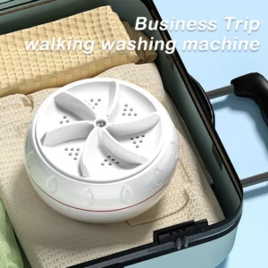 Mini Washing Machine Portable USB Rotating Turbo Fruit Ultrasonic Dishwasher For Clothes Home Kitchen Travel Remote Control미니세탁기 - Image 3
