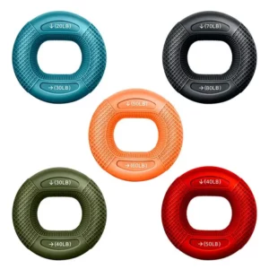 Silicone Finger Gripper Ring Hand Muscle Strengthener Ring Wrist Finger Trainer Exercise Carpal Expander Workout Fitness Device - Image 6