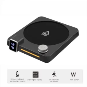 110V/220V Coffee Cup Heater Electric Mug Heater Constant Temperature 9 Gear Settings Keep Milk Tea Warm Heating Pad Coaster - Image 3