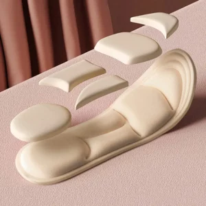 5D Massage Memory Foam Insoles Thickening Breathable Cushion Cushioning Comfort Suitable For High Heels Insoles - Image 2