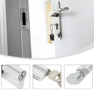 Thumb Turn Cylinder Door Lock UPVC Anti Pick 35/35 With 3 Keys Kit For Entry Doors Outdoor Door Locks Cylinder Door Lock - Image 5