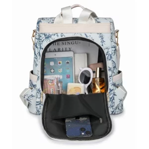 2024 Women's Anti Theft Backpack Wash Leather School Bookbags For Girls Bagpack Large Capacity Designer Travel Rucksack Mochilas - Image 6