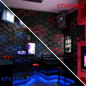 KTV Wallpaper Wallpaper 3D Stereoscopic Technology Internet Cafe Background Live Theme E-sports Hotel Decoration Wall Covering - Image 3