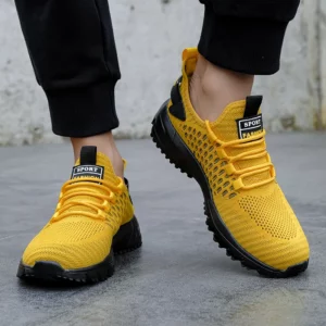 High Quality Men's Sports Shoes Anti Slip Women's Casual Shoes Fashionable Outdoor Walking Shoes Designer Thick Soled Platform - Image 5