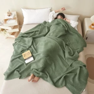 Xinjiang cotton moisture absorbent and breathable new class A hollow gauze summer towel quilt - Image 3