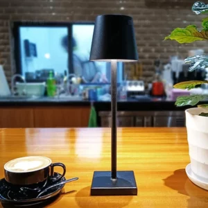 Hotel Cordless Usb Rechargeable Table Lamp Poldina Waterproof Touch Switch Table Lamp for Bedroom Hotel Living Room Restaurant - Image 3