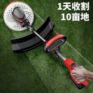 Brushless electric lawn mower handheld lithium battery rechargeable weeding high power small household weeding - Image 5