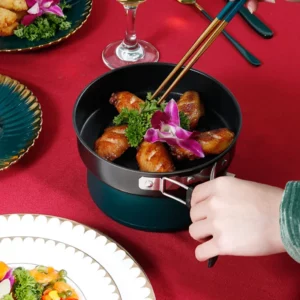 110V/220V Travel Rice Cooker Portable Split Frying Pan Electric Stew Soup Pot Boiler Cooking Skillet Mini Hotpot Food Steamer - Image 4